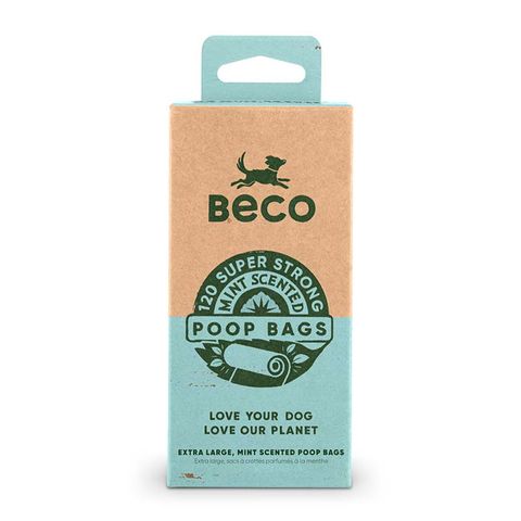 Beco Mint Scented Poop Bags 120pk