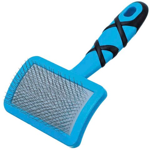 Groom Professional Curved Soft Slicker Brush Med