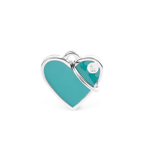 My Family Basic Handmade Heart Lightblue Sml