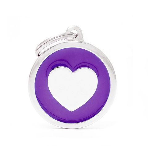 My Family Classic Heart Purple