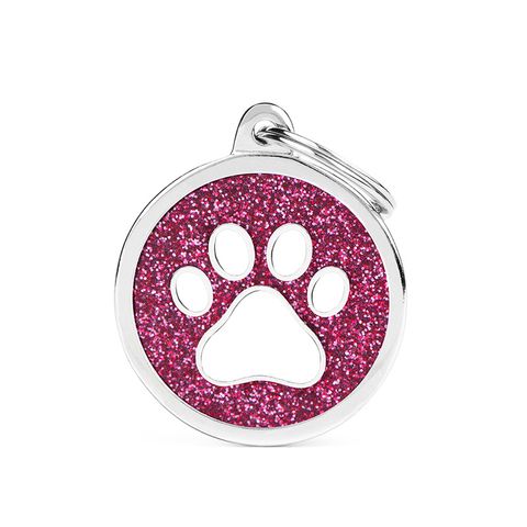 My Family Shine Circle Paw Pink