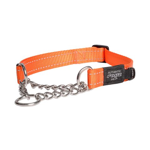 Rogz Control Obedience Collar Orange Lge