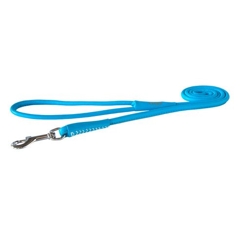 Rogz Leather Round Fixed Lead For Dogs