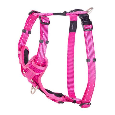 Rogz Control Harness Pink Lge