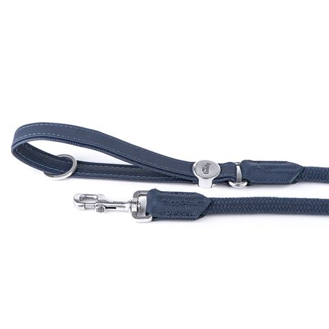 My Family Bilbao Faux Leather & Rope Lead Blue Med