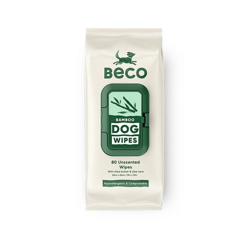 Beco Bamboo Grooming Wipes for Dogs