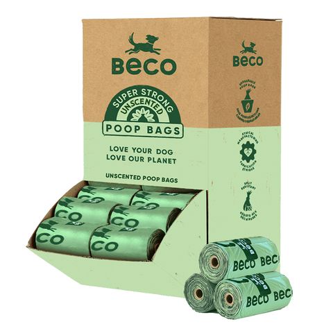 Beco Unscented Counter Top Single Poop Bag Dispenser (64 rolls)