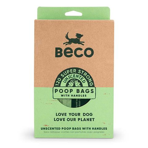 Beco Poop Bags Unscented with Handles120pk