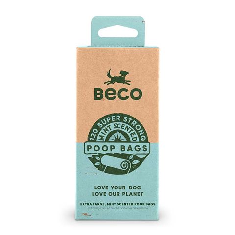 Beco Poop Bags Mint Scented for Dogs