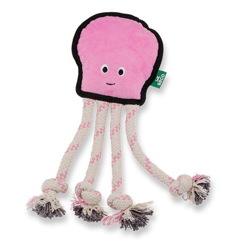 Beco Plush Dog Toy Octopus Med