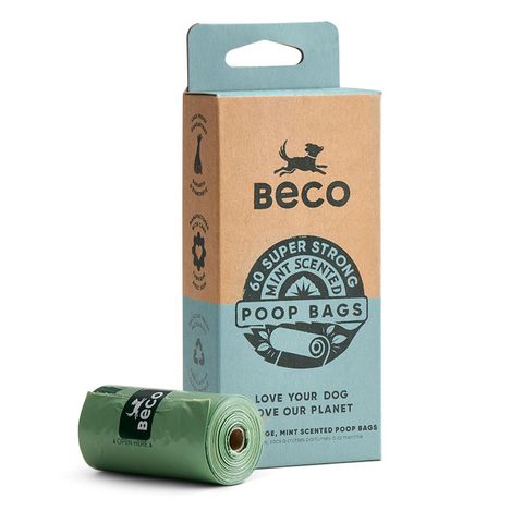 Beco Poop Bags Mint Scented 60pk