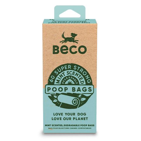 Beco Poop Bags Mint Scented 60pk