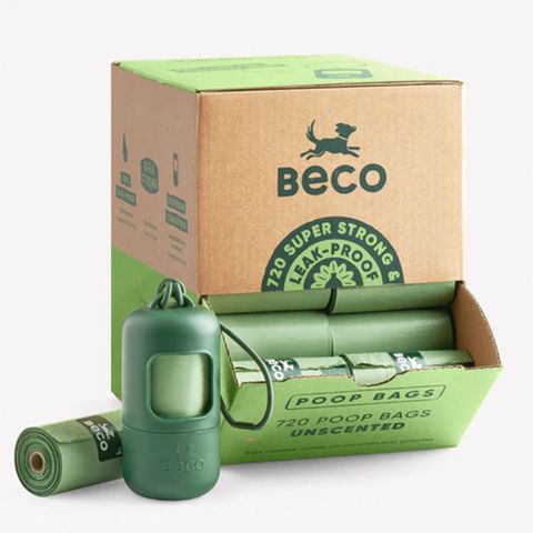 Beco Poop Bags Unscented 720pk with Dispenser