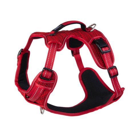 Rogz Specialty Explore Harness Red Lge
