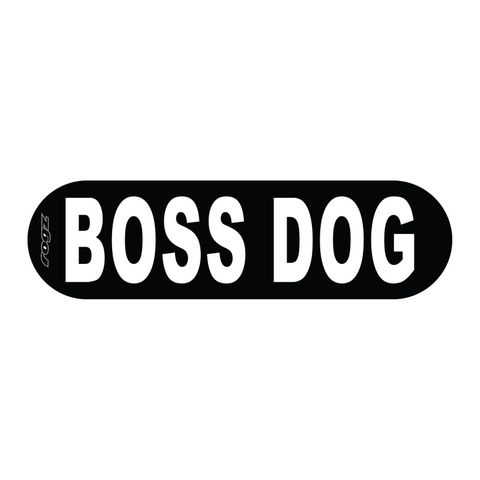 Rogz Personalised Pre-Made Badge Boss Dog Lge