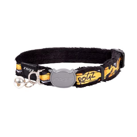 Rogz FashionCat Safety Collar Leopard Bone Sml