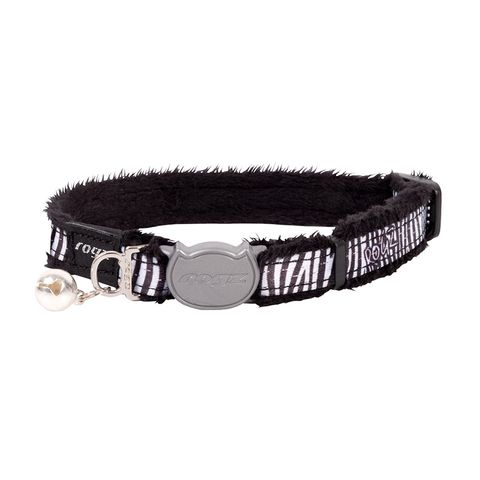 Rogz FashionCat Safety Collar Zebra Sml