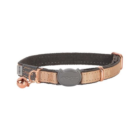 Rogz UrbanCat Safety Collar Gold Rush Sml