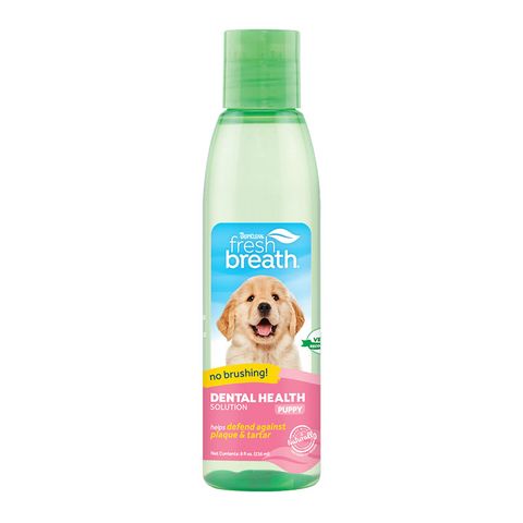 TropiClean Fresh Breath Dental Health Solution for Puppies 236mL