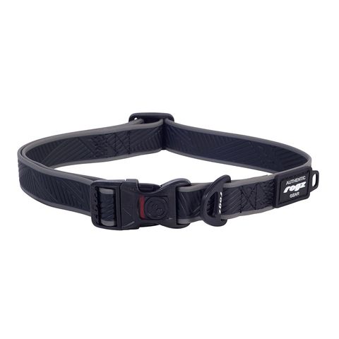 Rogz Amphibian Classic Collar Black Lge