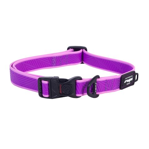 Rogz Amphibian Classic Collar Purple Lge