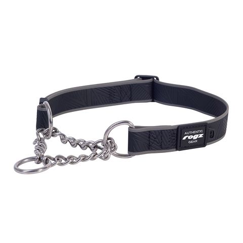 Rogz Amphibian Control Collar Chain Black Xlge