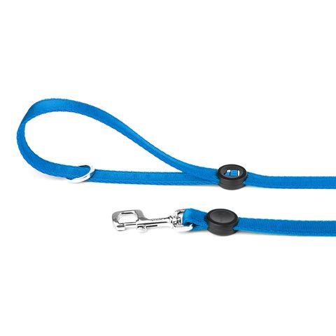 My Family Memo Pet Tape Leash Blue (12mm wide 110cm long)