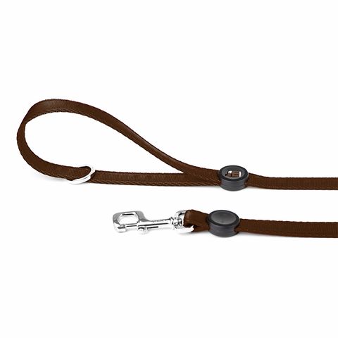 My Family Memo Pet Tape Leash Brown (16mm wide 110cm long)