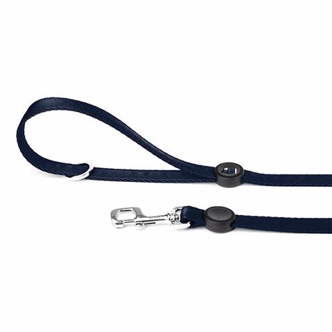 My Family Memo Pet Tape Leash Dark Blue (12mm wide 110cm lon