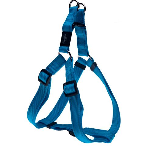 Rogz Classic Step-In Harness Turquoise Lge