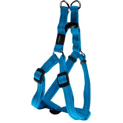 Rogz Classic Step-In Harness Turquoise Med