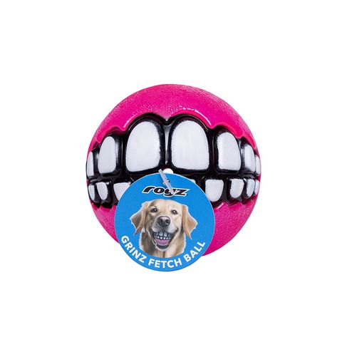 Rogz Grinz Ball Pink Med (no packaging)
