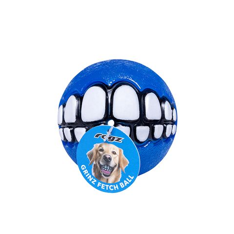 Rogz Grinz Ball Blue Med (No packaging)