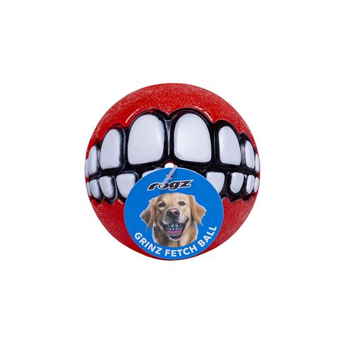 Rogz Grinz Ball Red Med (No packaging)