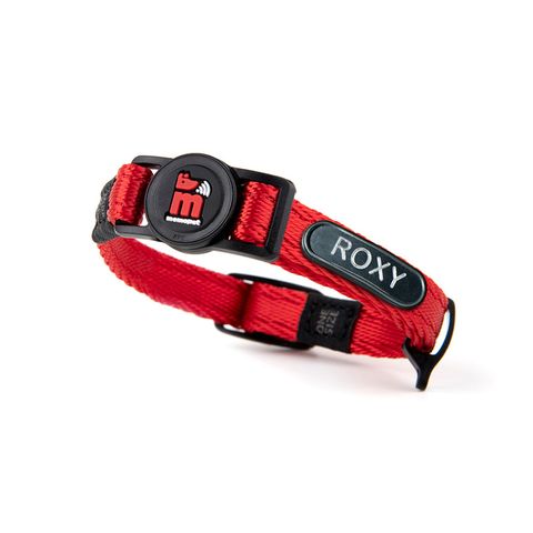My Family MemoPet ID Cat Collar Red