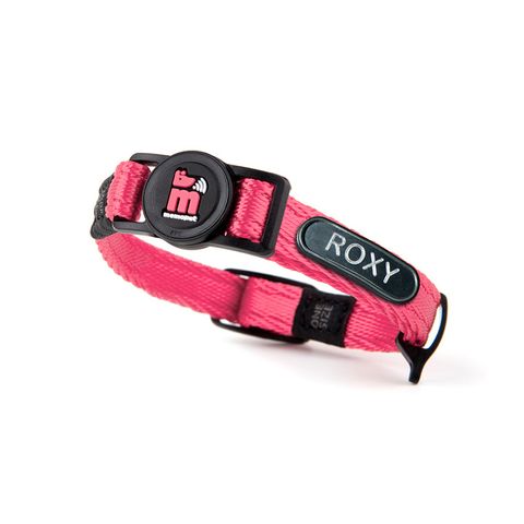 My Family MemoPet ID Cat Collar Pink
