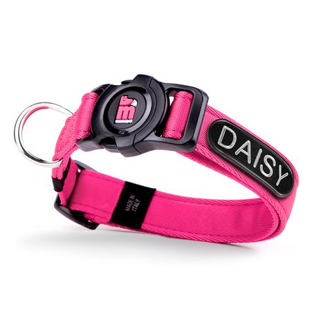 My Family MemoPet ID Collar Pink XSml