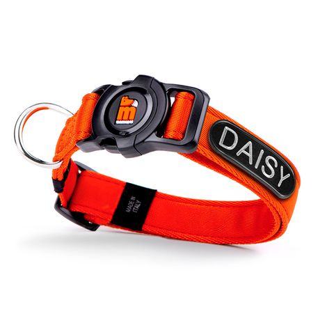 My Family MemoPet ID Collar Orange XSml