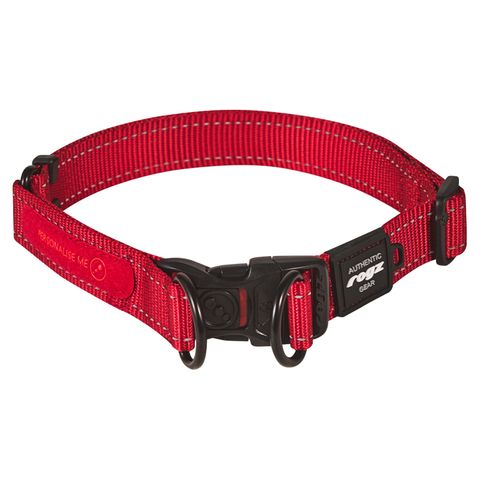 Rogz Utility TwinLoc Collar Red Xlge