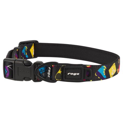 Rogz Fusion Classic Collar 90's Nostalgia Med