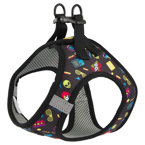 Rogz Fusion Huggit Harness 90's Nostalgia Med