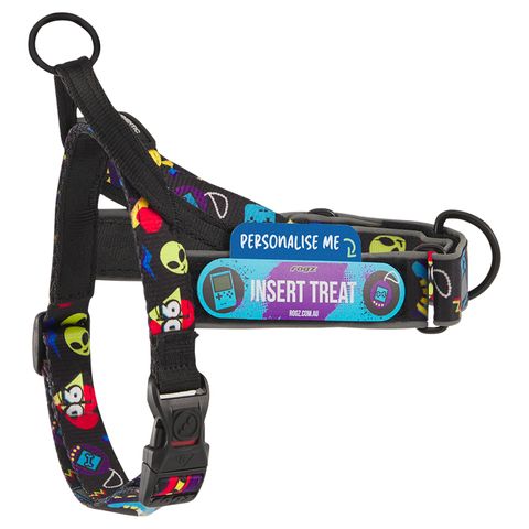 Rogz Fusion LetzGo Harness 90's Nostalgia Sml