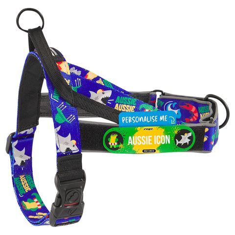 Rogz Fusion LetzGo Harness Australiana Med