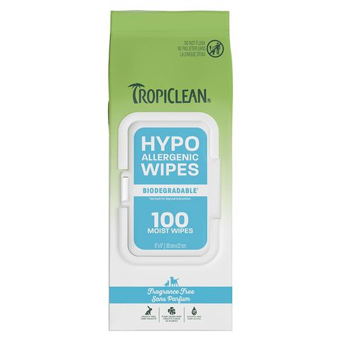 TropiClean HypoAllergenic Dog Wipes 100pk