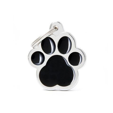 My Family Classic Paw Black Lge