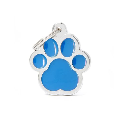 My Family Classic Paw Light Blue Lge