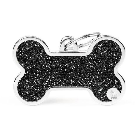 My Family Shine Bone Black Xlge
