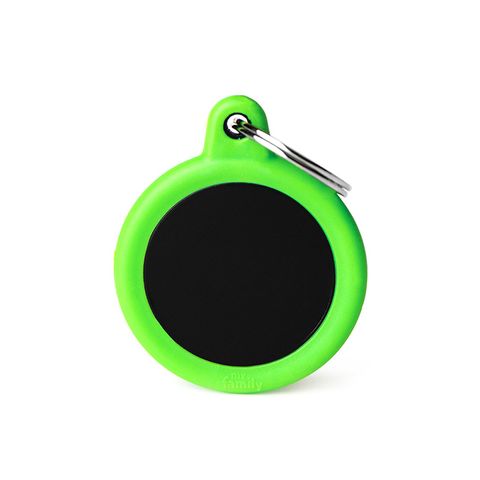 My Family Hush Tag Circle Black/Green
