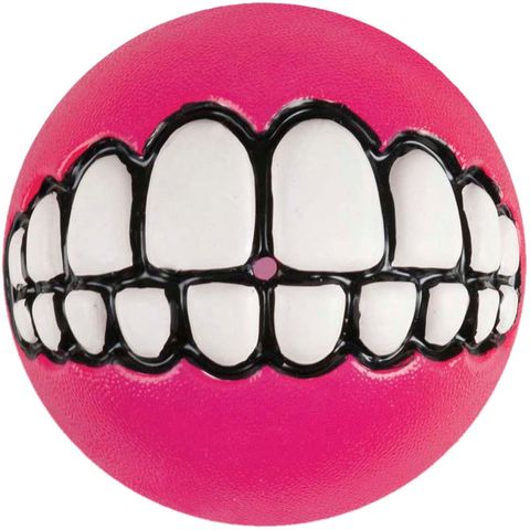 Rogz Grinz Ball Pink Med 64mm