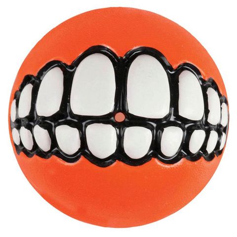Rogz Grinz Ball Orange Lge 78mm
